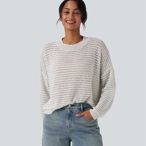 HALARA Light Grey Crew Neck Sweater